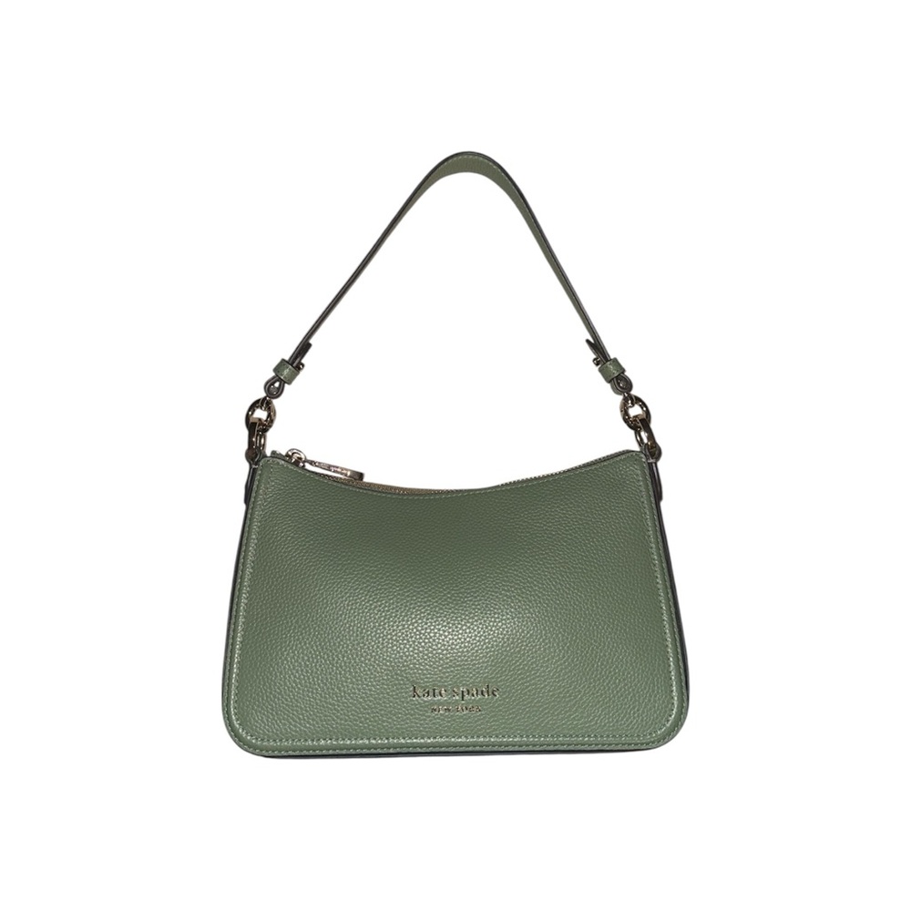 Kate Spade Sage Green Pebbled Leather Medium Shoulder Bag - Picture 4 of 7